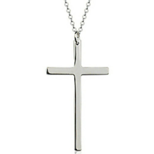 Plain Cross Pendant Necklace