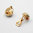 Rose Gold finish clip-on earrings