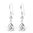 925 Sterling Silver Cubic Zirconia hook earrings
