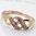 Rose Gold finish Twisted Ring