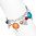 Multi-Colour Butterfly Charm Bracelet