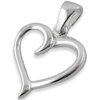 Sterling Silver Heart Pendant + Chain