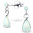 925 Sterling Silver Opal drop earrings