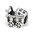 Sterling Silver "Baby Push Chair" Charm Bead