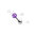 3mm Purple Ferido Ball Top Cartilage/Tragus Piercing