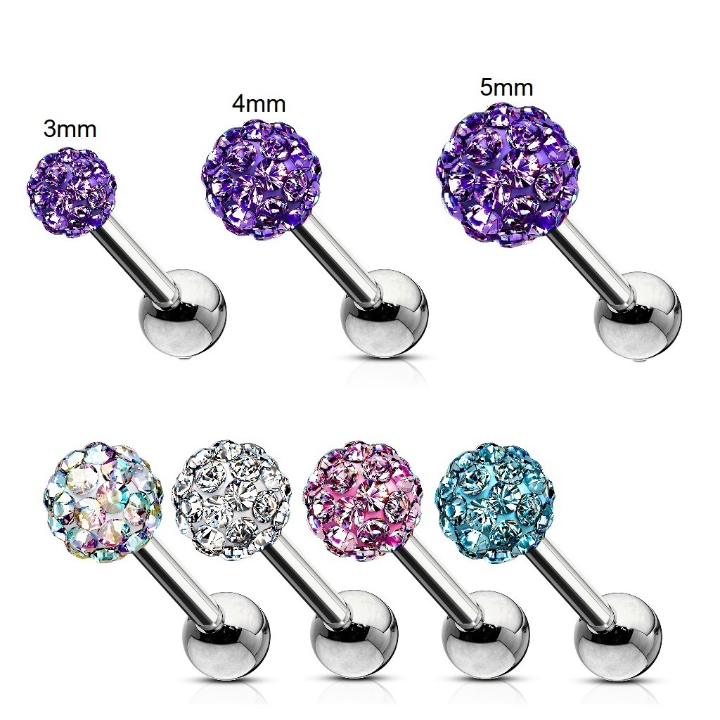 Ferido Ball Top 316L Surgical Steel Tragus Cartilage Barbell