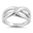 Sterling Silver Twisted Waves Ring