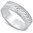 Sterling Silver Twist Eternity Band Ring